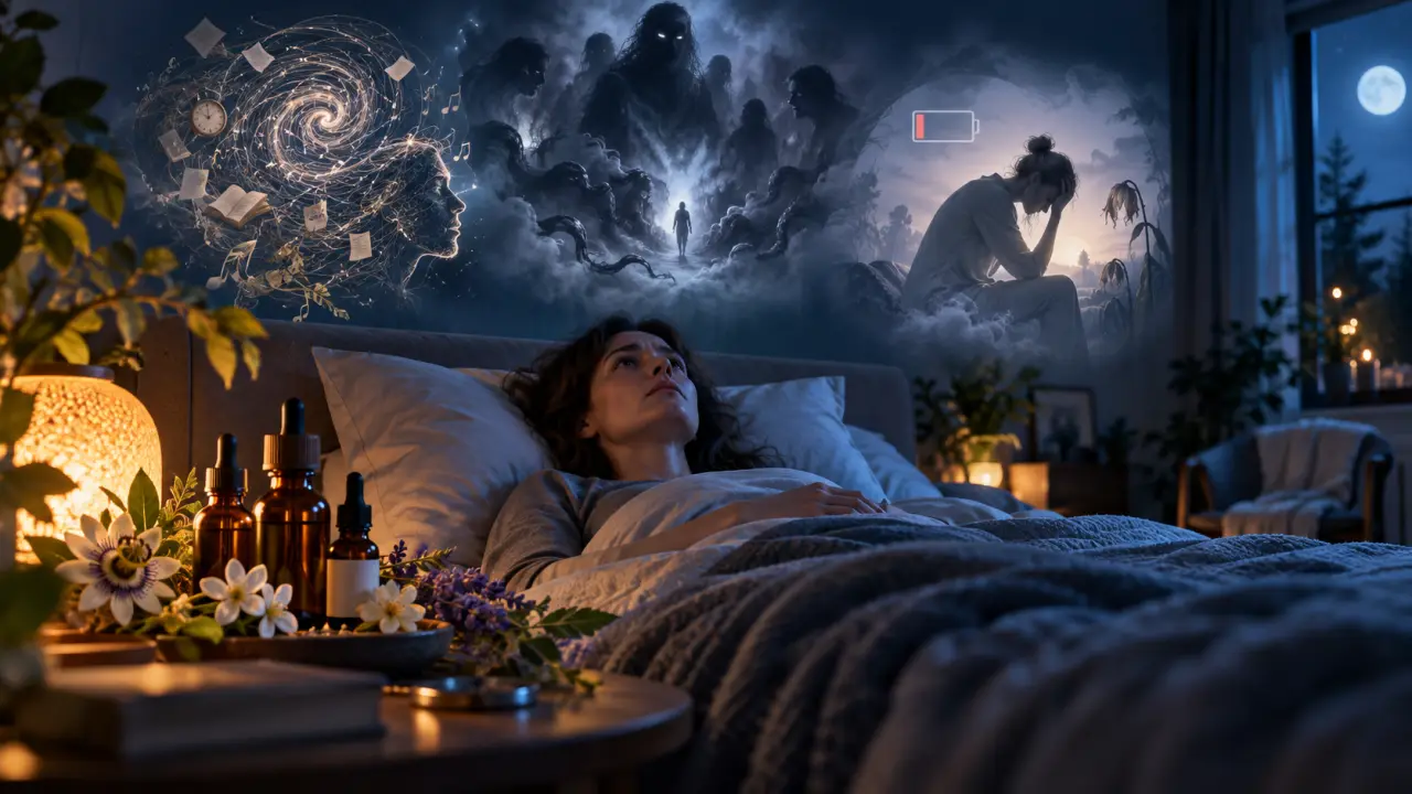 Fleur de Bach et sommeil : ruminations, peurs ou épuisement, le choix change