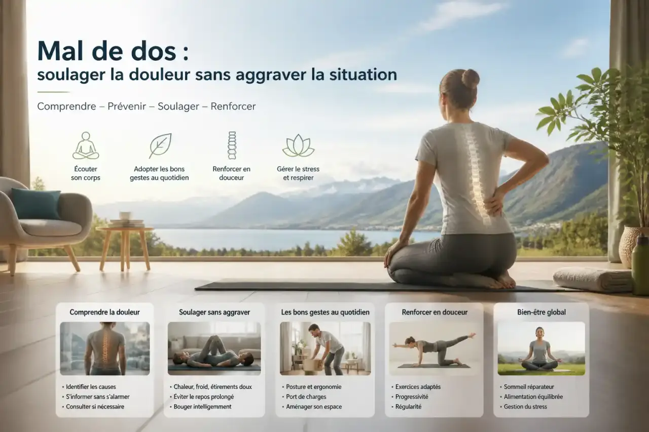 Mal de dos : soulager la douleur sans aggraver la situation